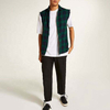 OEM Manufacturer Mens Casual Shirts Flannel Plaid Sleeveless Custom Shirt