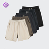 Partihandel Designer Logo Streetwear 100% bomullsvettshorts för män