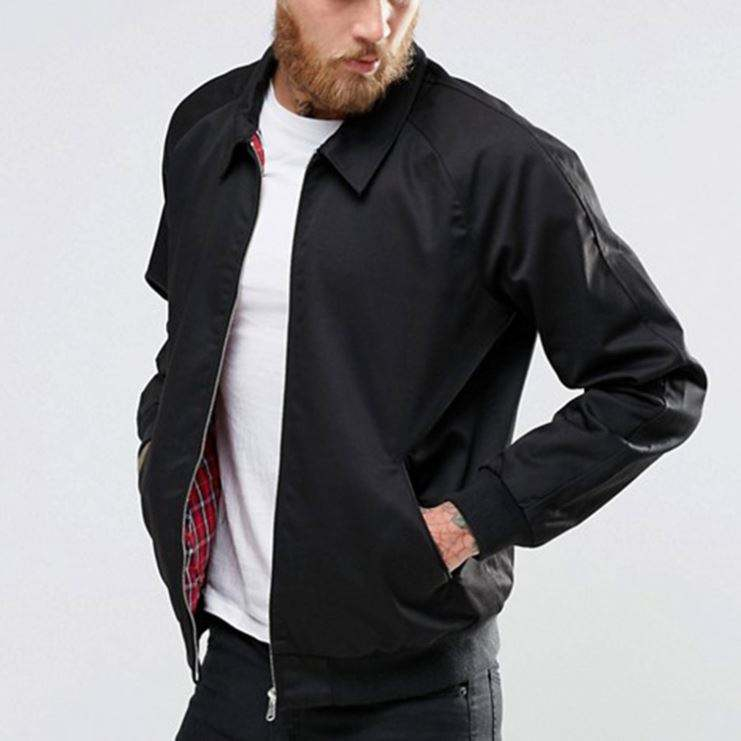 China's Clothing Supplier Black Windbreaker Jacket