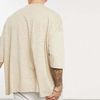 Wholesale Hot Selling Sublimation Blanks Tshirts Drop Shoulder Solid Color Men Oversize Tshirt
