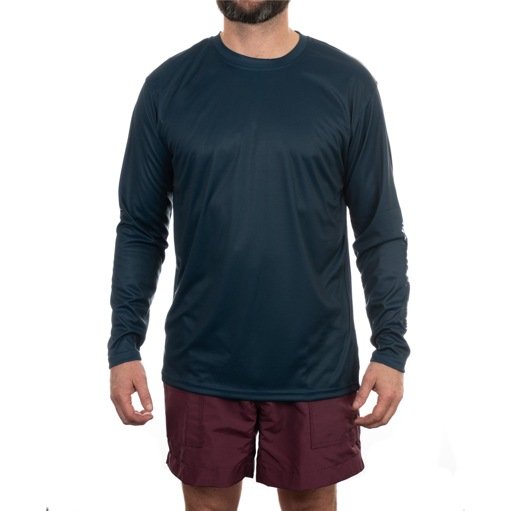 Camicia da pesca da uomo con protezione solare UPF 50 ad asciugatura rapida con logo personalizzato del produttore OEM