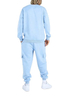 High Fashion 100% Cotton Loose Mens Sweatsuit Tracksuit Men Sweatshirt Jogger Set With Side Pockets