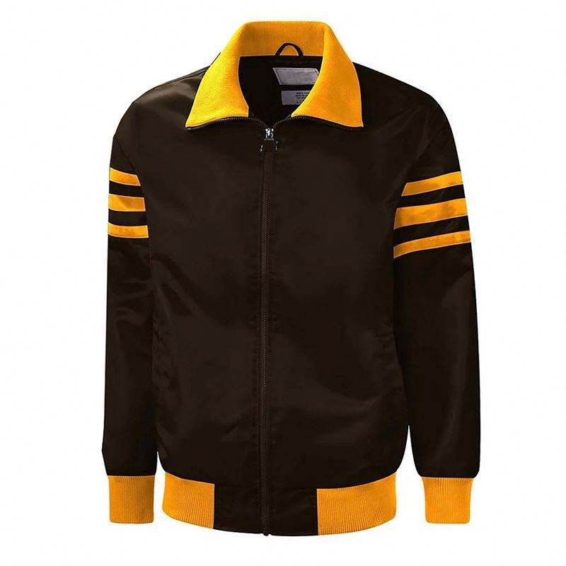 OEM Manufacturer Custom Men High Quality Patchwork Outdoor Long Sleeve Turn-Down Collar Zipper Sport Casual Jacket