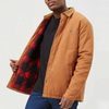 Factory Supply Padded Button Down Canvas Men Winter Coat Jacket