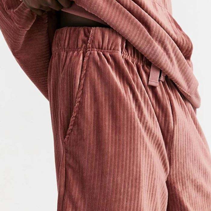 Custom Wholesale Tracksuits Pullover Sweatshirt Elastic Shorts Sets Ribbed Velour Plain Men Tracksuit Set