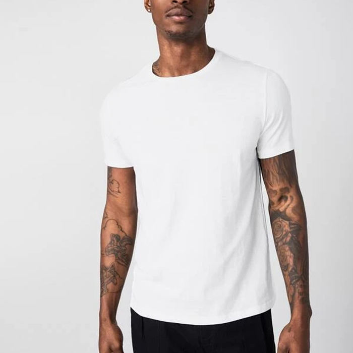 Bulk Selling High Quality Cotton T Shirt Round Neck Short Sleeve Men Basic Blank T-Shirts