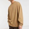T Shirts Fashion Designer Casual Plain Tee Oversize Fit Drop Shoulder Long Sleeve Men Blank T Shirts