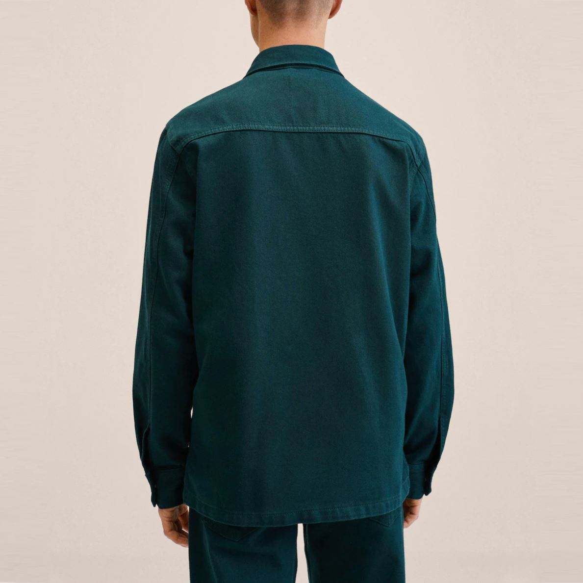 OEM Producent Højkvalitets Man Custom Logo Bomuld Langærmet Button Up denimskjorte