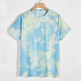 Oem Custom High Quality Sublimation T Shirts Men New Designer Short Sleeve Summer Tie Dye Cotton T-Shirts