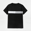 Bulk Sale High Quality T Shirt Contrast Panel Short Sleeve Men Crew Neck Blank T Shirts