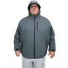OEM Manufacturer Custom Logo PU Softshell Windproof Zip up Plus Size Oversized Men Fishing Jacket