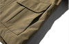 OEM Manufacturer Custom Men'ss Vintage Stand-Up Collar Multiple Pockets Coat Jacket