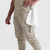 OEM Manufacturer Custom Men's Slim Fitness Cargo Joggers Trousers Gym Sport Workout Pants With Big Cargo Pockets
