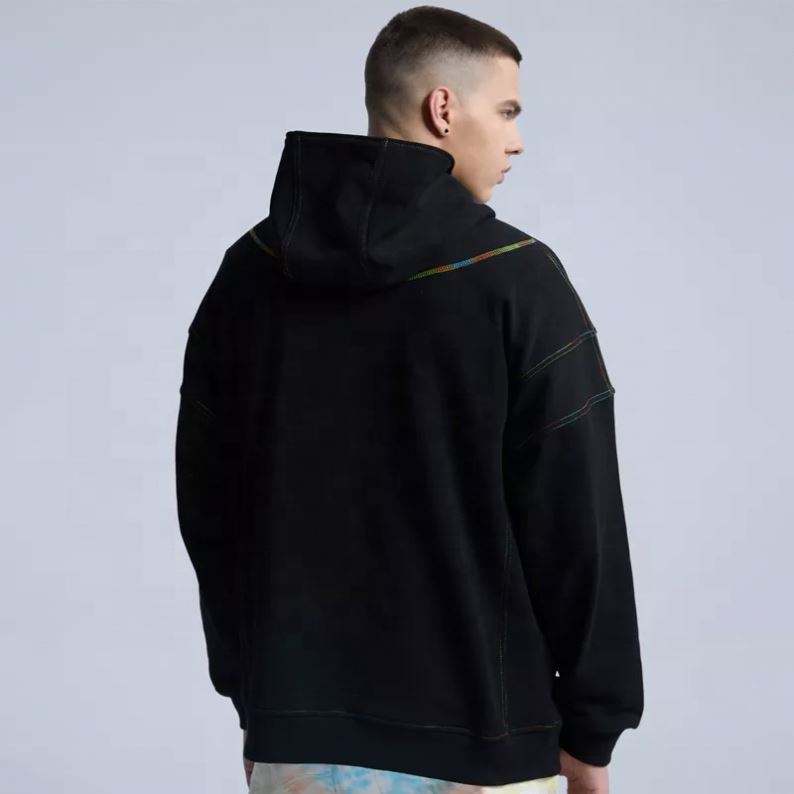 OEM Manufacturer Custom Half Zipper Pullover Oversize Hoodie Men's Clothing