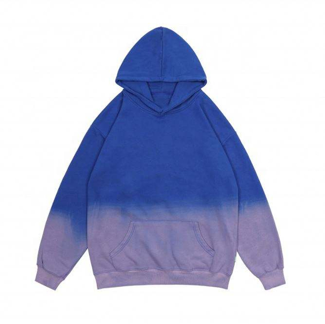 OEM Manufacturer Customized Gradient Casual Custom Sweatshirt Plus Size Hoodies Men Hoodies