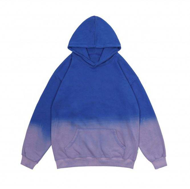 OEM Manufacturer Customized Gradient Casual Custom Sweatshirt Plus Size Hoodies Men Hoodies