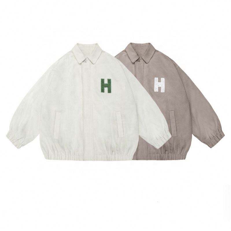 Oem Manufacturer Custom Clothing Men Monogrammed Fabric Embroidered Vintages For Hot Sale Jacket