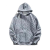 OEM Manufacturer Custom Quality Heavy Waffle Zip Up Plain Hoodie Pullover Unisex Zipper Knit Oversized Hoodie