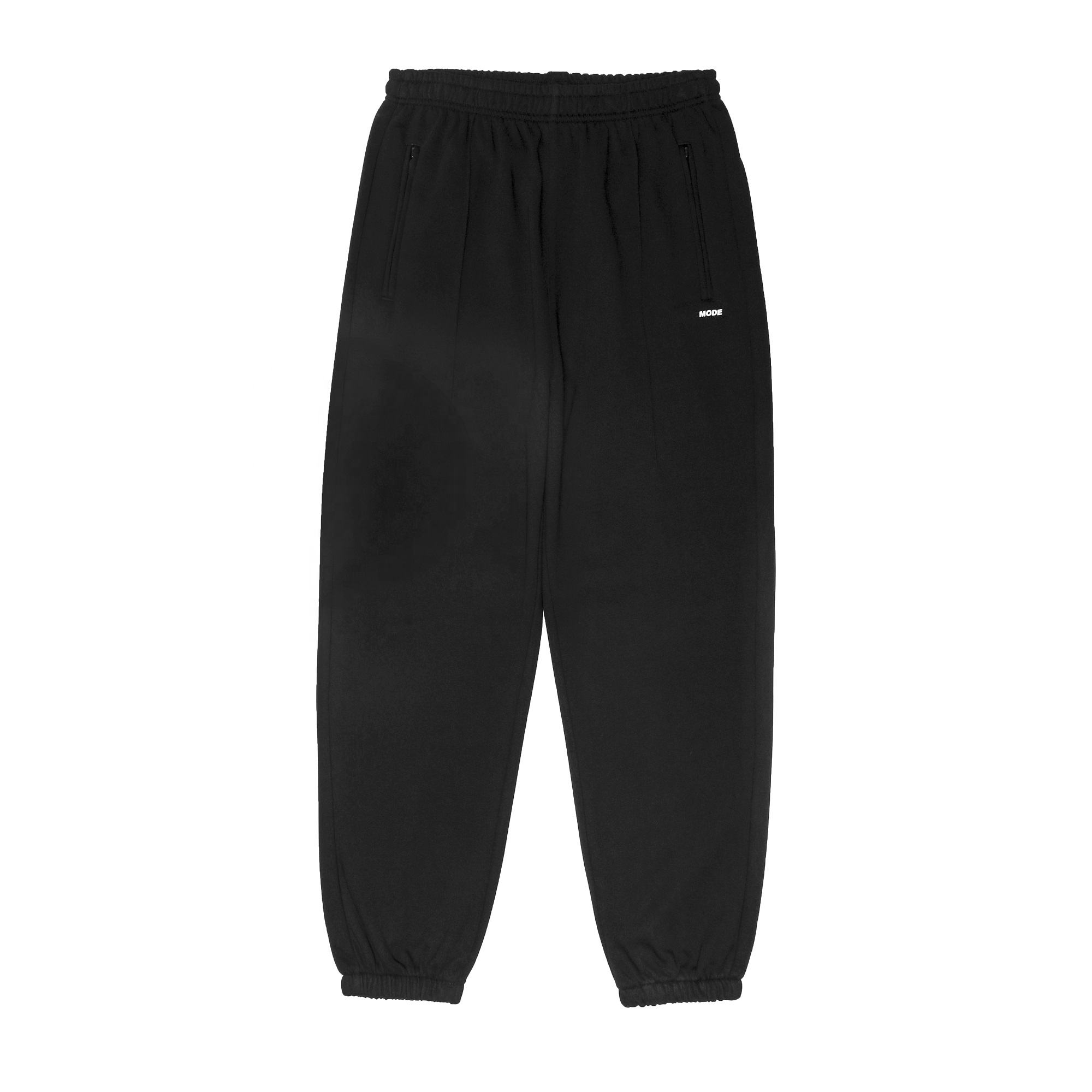 Производитель OEM Удобные брюки из чистого хлопка с вышивкой логотипа Свободные повседневные спортивные штаны Мужская одежда