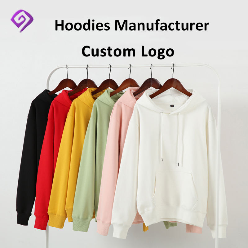 Bulk Long Sleeves Heavy Weight Polyester Cotton Customized Embroidery Private Label Soft Pullover Thick Heavyweight Men Hoodies