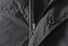 OEM Manufacturer Custom Men's Cotton Coat Retro Pure Color Simple Stand Collar Down Jacket