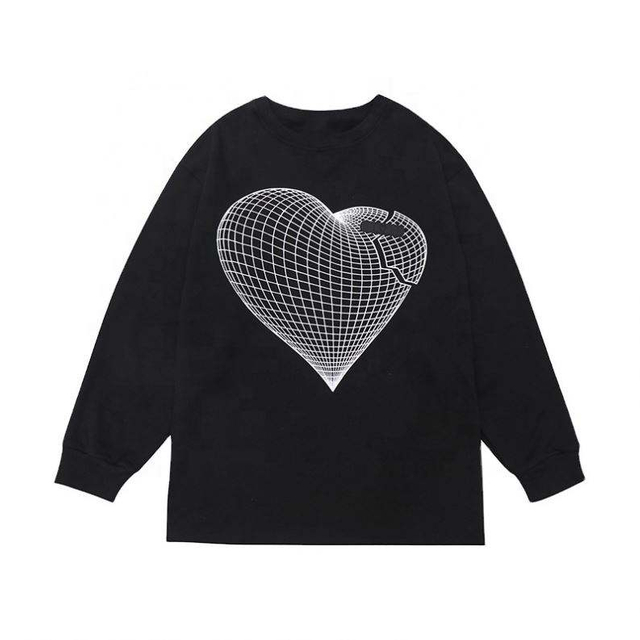 OEM Manufacturer High Quality Custom Men's Coats LOGO Design Niche American Street Unisex Round Neck Sweatshirt