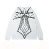 OEM Manufacturer Custom Heat Transfer O Neck Pullover Long Sleeves Plus Size Hoodies Casual