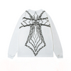 OEM Manufacturer Custom Heat Transfer O Neck Pullover Long Sleeves Plus Size Hoodies Casual
