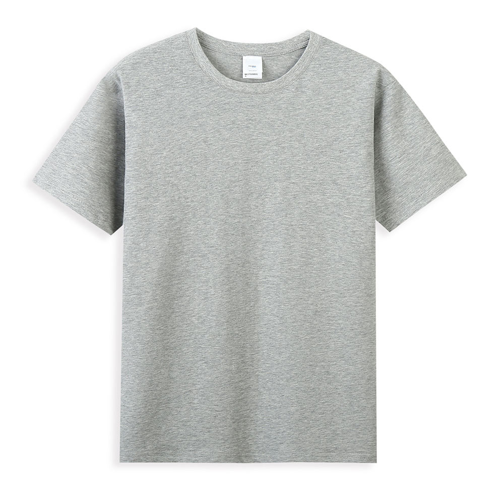 210Gsm Yarn Tshirt Organic T Shirt 100% Organic Cotton Customize Heavy Tshirts