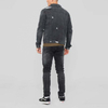 Hot Sale Made In China Wholesale Denim Jacket Men Slim Fit Washed Out Custom Denim Jacket Turtleneck
