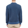 Chest Pocket Men Custom 100% Cotton Jersey Ribbed Trims Crewneck Patchwork Sweatshirts
