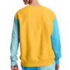Men's Colorblocked Long Sleeve O Neck Sweatshirt Custom Print & Embroidered Logo