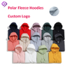 350GSM Solid Color Hoodies unisex grossisthoodies i alla färger Mens Polar Fleece Hoodie