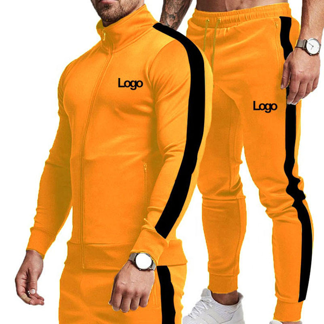 Дизайнерські виробники Slim Fit Polyester Boys Gym Sport 2 штуки Спеціальні етикетки Чоловічі костюми