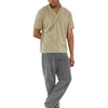 Aangepaste gewone katoenen t -shirt mannen korte mouw blanco wrap front v nek t -shirts