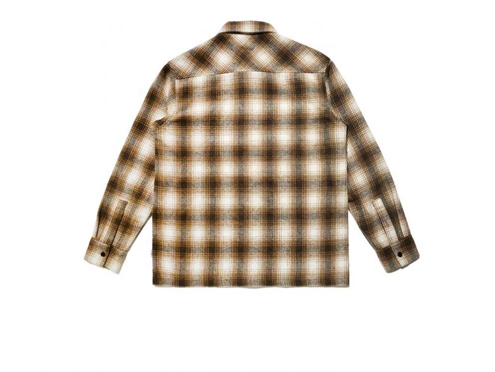 OEM Manufacturer Custom Market High-Quality Autumn And Winter Shirt Plaid Warm Flannel Men Clothing