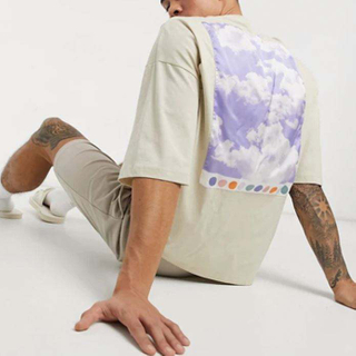 T-shirts personnalis&eacute;s en gros, dos surdimensionn&eacute;, panneau imprim&eacute; en Satin, t-shirt Vintage pour hommes