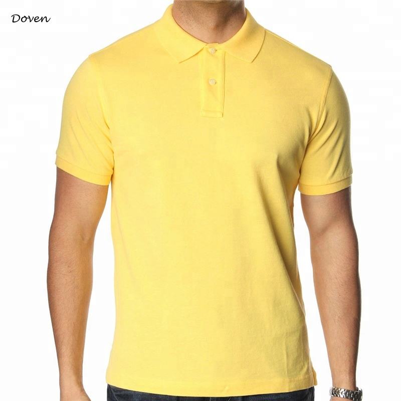 골프 유니폼용 고품질 OEM 100면 빈 폴로 셔츠