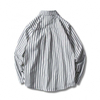 OEM Manufacturer High Quality Custom Service Men's Shirts Striped Shirt Long Sleeve Loose Vintage Shirts For Men