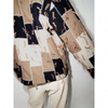 Oem Manufacturer Custom Men Fashion Outdoor High Quality Long Sleeve Single-Breasted Patchwork Fringed Jacket