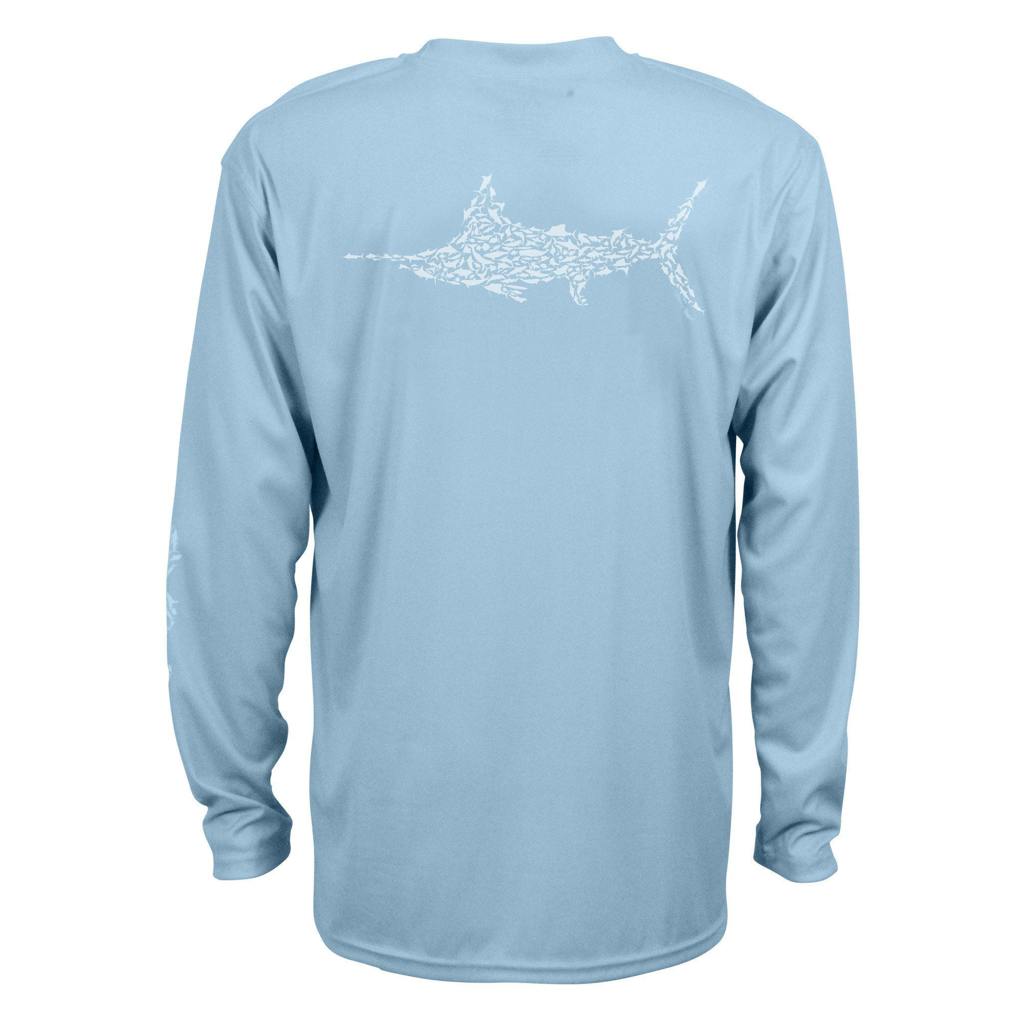 OEM-produsent tilpasset logo 100 % polyester hurtigtørkende UPF 50 solbeskyttelse fiskeskjorte for menn