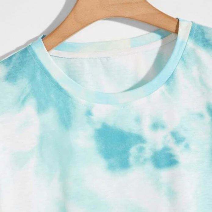 High Quality Men Designer Tshirt Short Sleeve O Neck Men Tie Dye Printed Tshirt