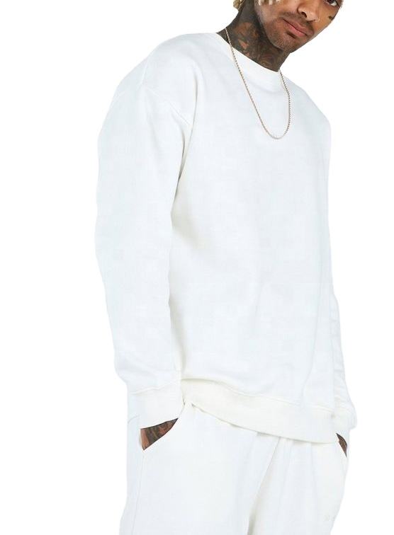 High Fashion 100% Cotton Loose Mens Sweatsuit Tracksuit အမျိုးသား Sweatshirt Jogger Set