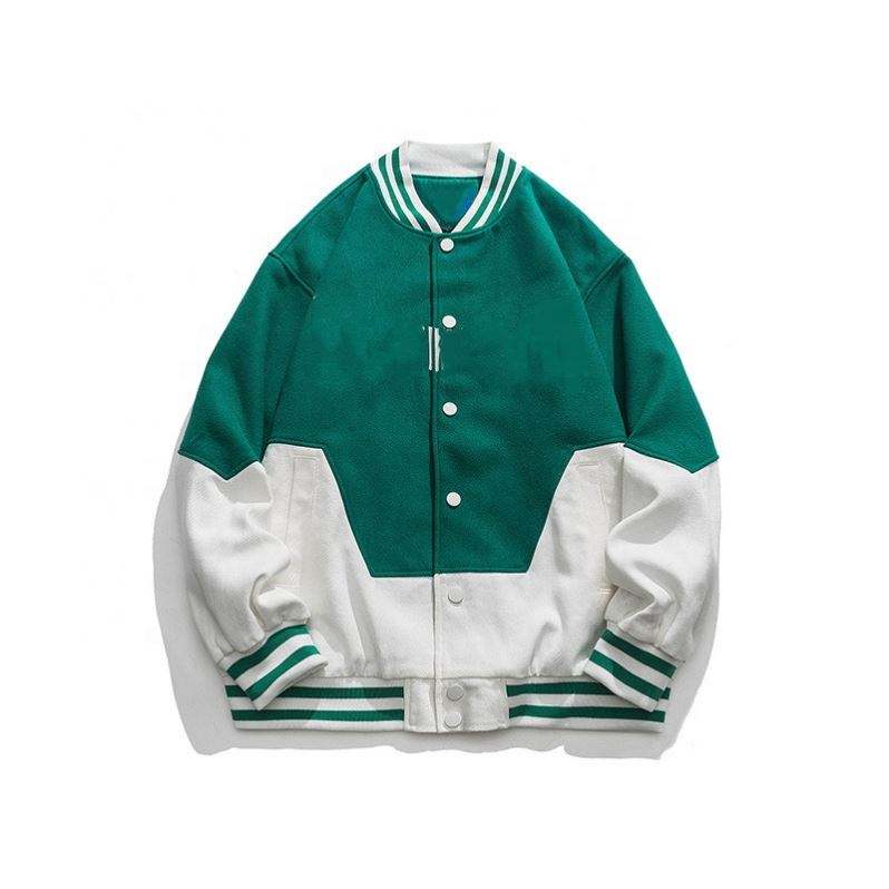 Oem Manufacturer High Street Monogrammed Baseball Style Fried Bomber New Jacket