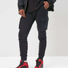 Factory Custom Sweatpants Drawstring Waist Men Cargo Jogger Pants