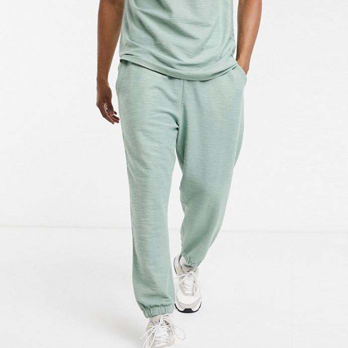 Summer Style Plain Men Tracksuit Set Two Piece T Shirt & Jogger Sets