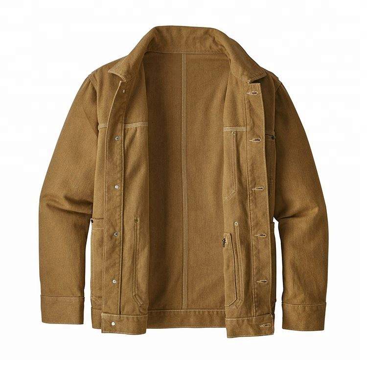 Latest Fashion Top Design Custom Mens Canvas Chore Jacket