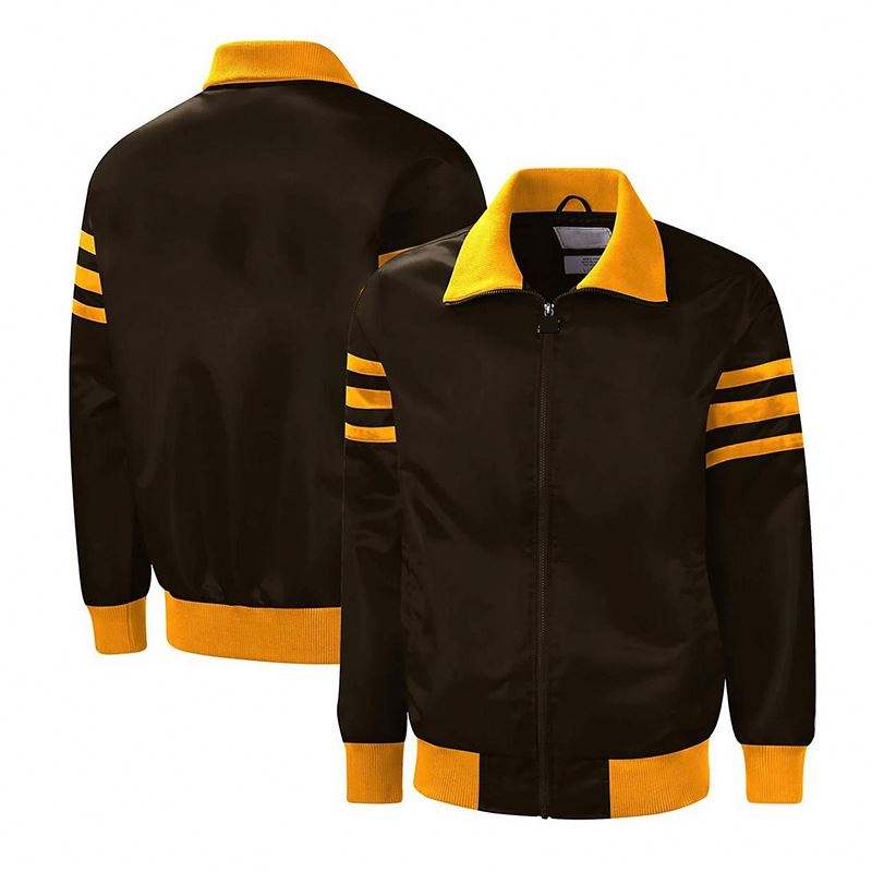 OEM Manufacturer Custom Men High Quality Patchwork Outdoor Long Sleeve Turn-Down Collar Zipper Sport Casual Jacket