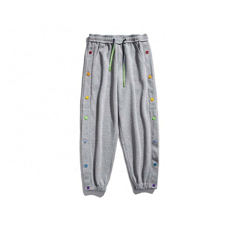 OEM Manufacturer Custom Men's Casual Pants Simple And Fashionable Side-Breasted Trousers