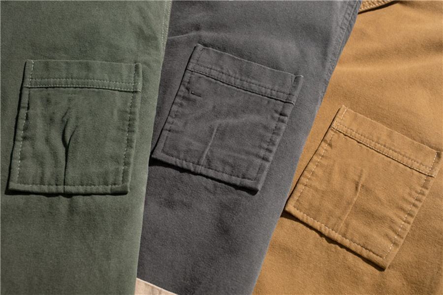 OEM Manufacturer Custom High Quality Stylish Casual Coat Patchwork Label Multi-Pocket Long Sleeve For Man Jacket